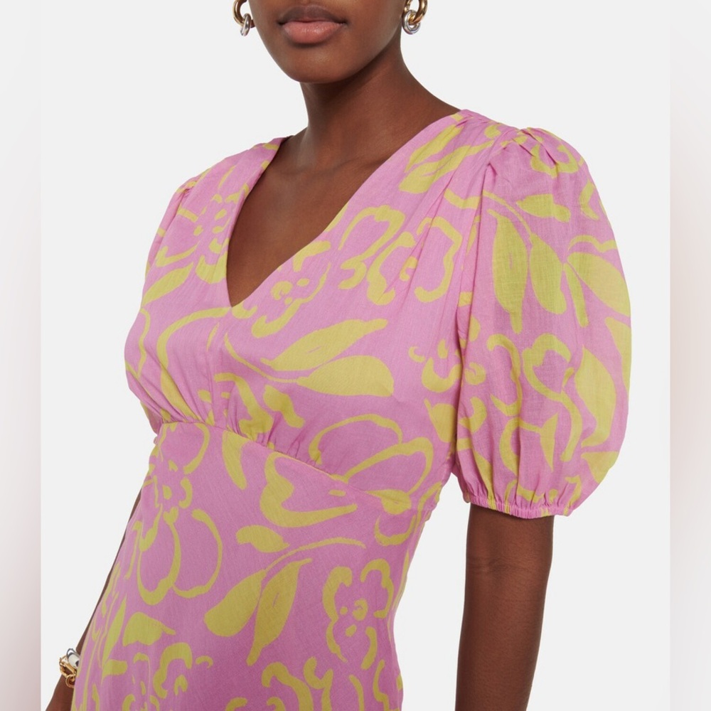 Velvet by Graham & Spencer Charlotte Midi Dress Floral Size S